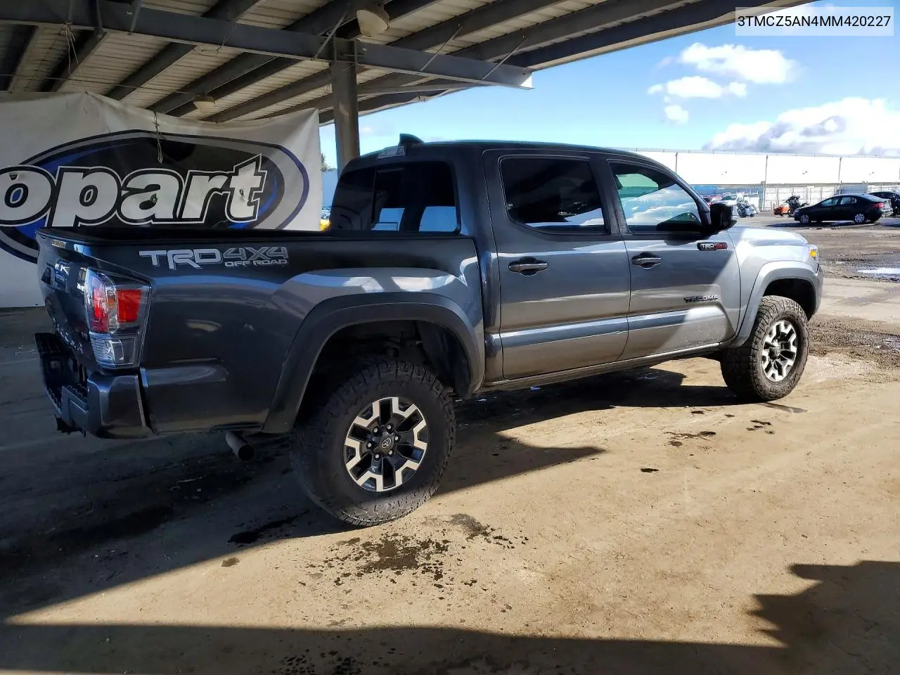2021 Toyota Tacoma Trd Off-Road VIN: 3TMCZ5AN4MM420227 Lot: 48538516