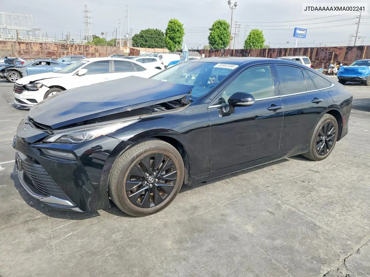 2021 Toyota Mirai Xle VIN: JTDAAAAAXMA002241 Lot: 55992896