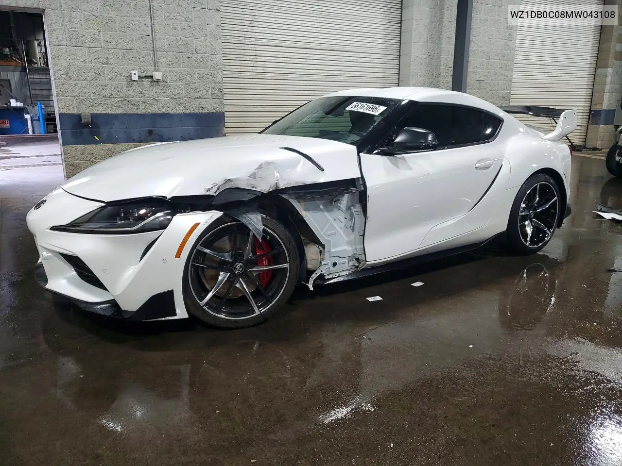 2021 Toyota Gr Supra 3.0 Premium VIN: WZ1DB0C08MW043108 Lot: 56161696