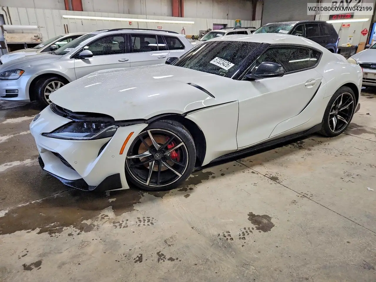 2021 Toyota Gr Supra 3.0 Premium VIN: WZ1DB0C0XMW042199 Lot: 57323426