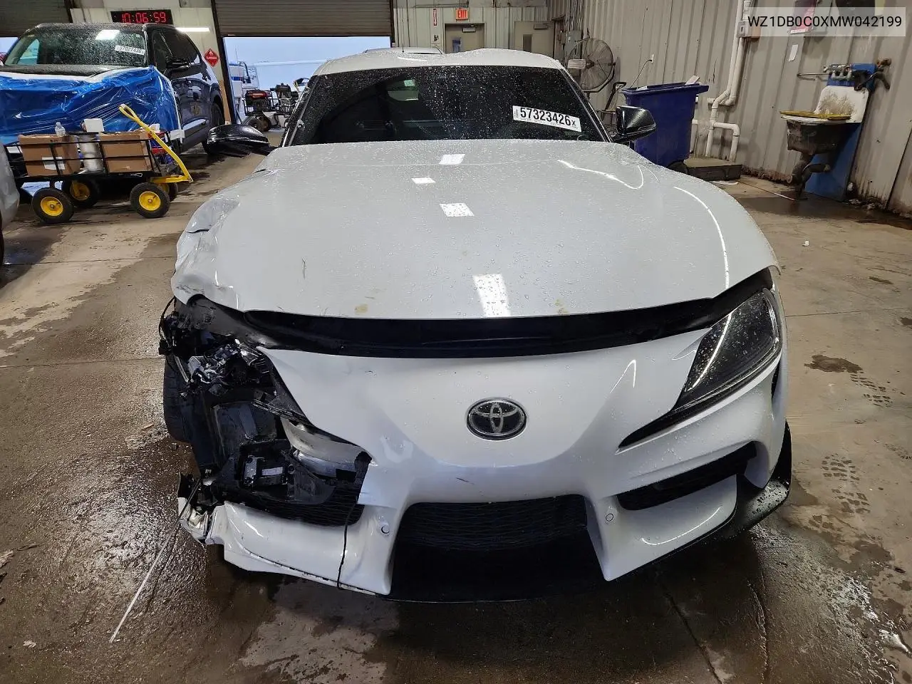 2021 Toyota Gr Supra 3.0 Premium VIN: WZ1DB0C0XMW042199 Lot: 57323426