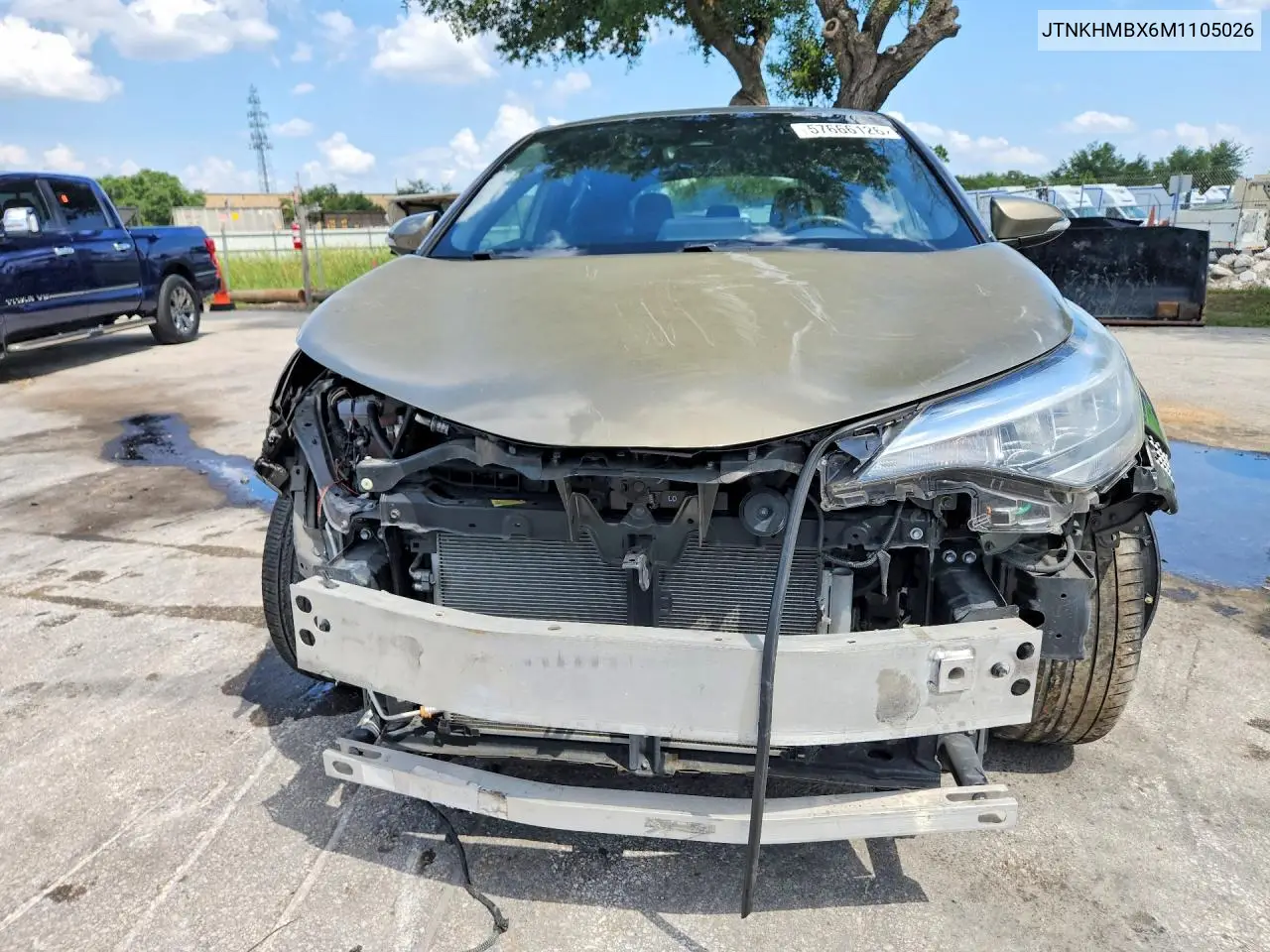 2021 Toyota C-Hr Xle VIN: JTNKHMBX6M1105026 Lot: 57666126