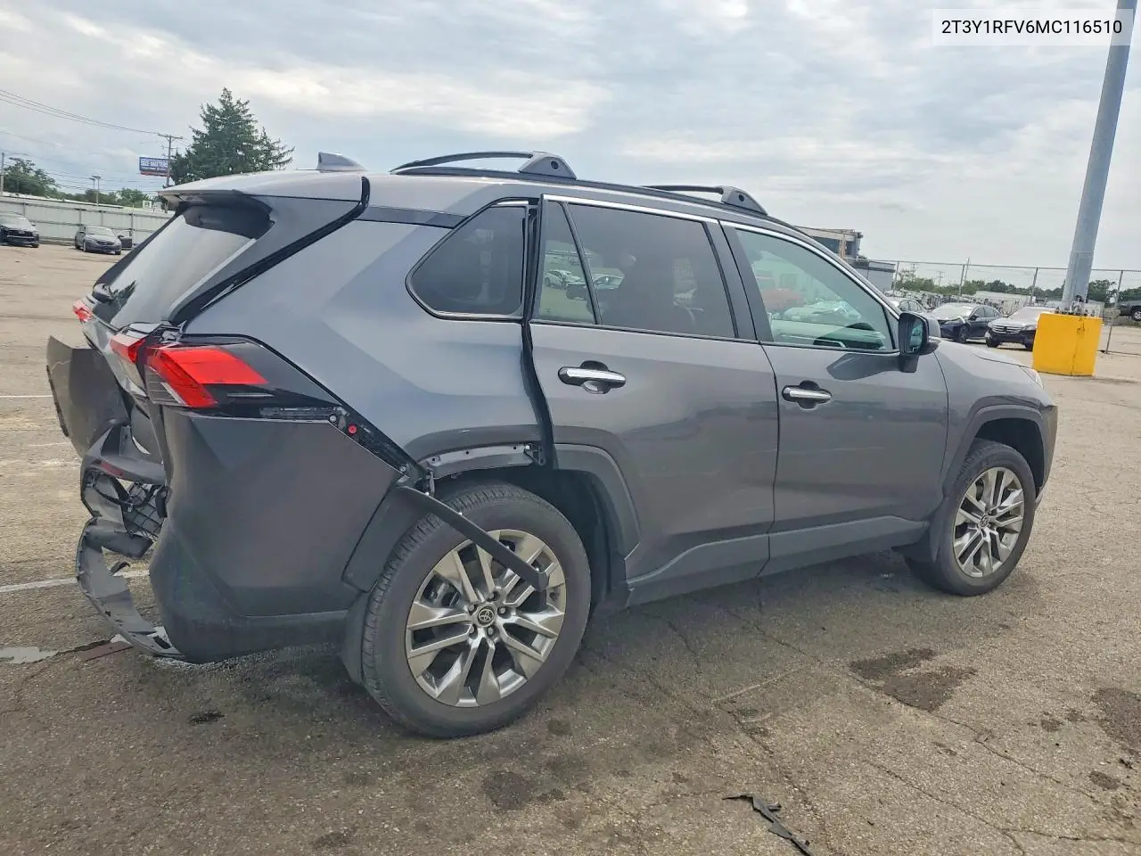 2021 Toyota Rav4 Limited VIN: 2T3Y1RFV6MC116510 Lot: 58059126