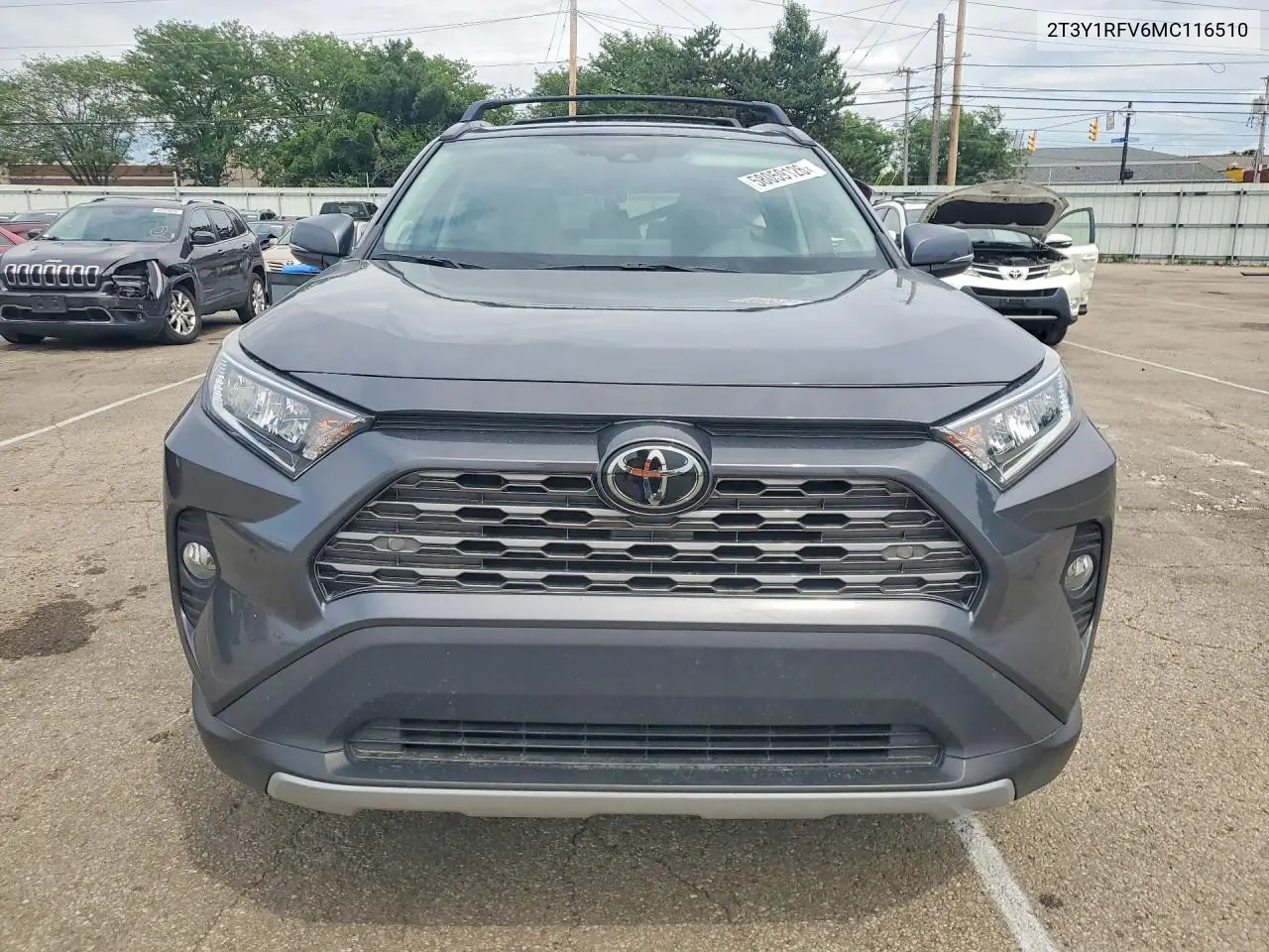 2021 Toyota Rav4 Limited VIN: 2T3Y1RFV6MC116510 Lot: 58059126
