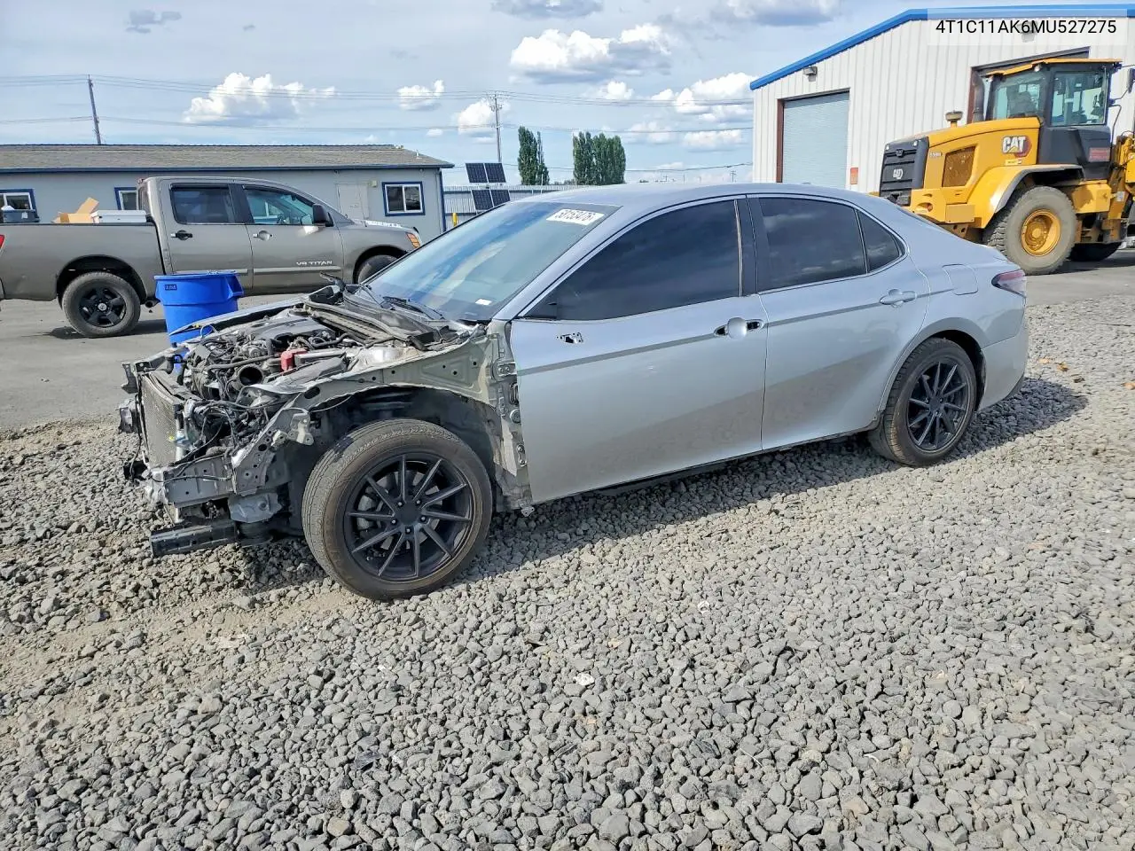 2021 Toyota Camry Le VIN: 4T1C11AK6MU527275 Lot: 58153476