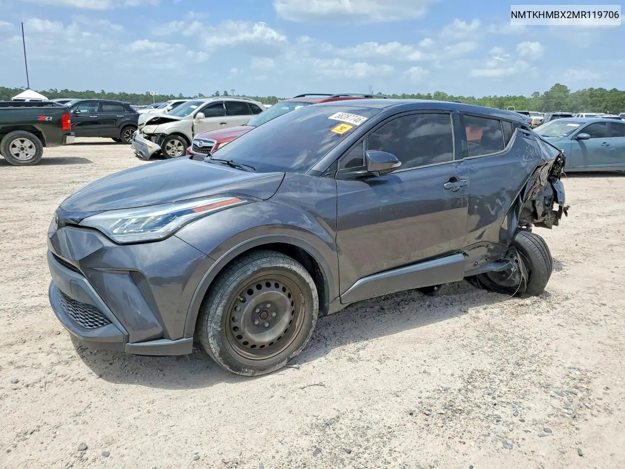 2021 Toyota C-Hr Le VIN: NMTKHMBX2MR119706 Lot: 58287746