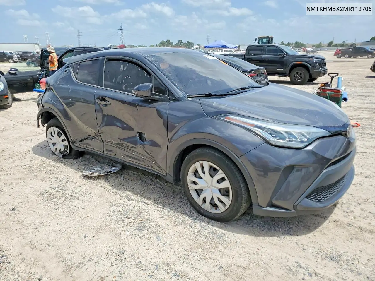 2021 Toyota C-Hr Le VIN: NMTKHMBX2MR119706 Lot: 58287746