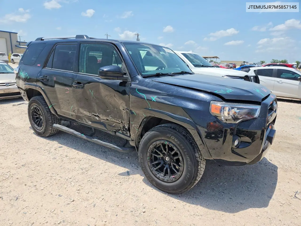 2021 Toyota 4Runner Sr5 VIN: JTEMU5JR7M5857145 Lot: 58330816