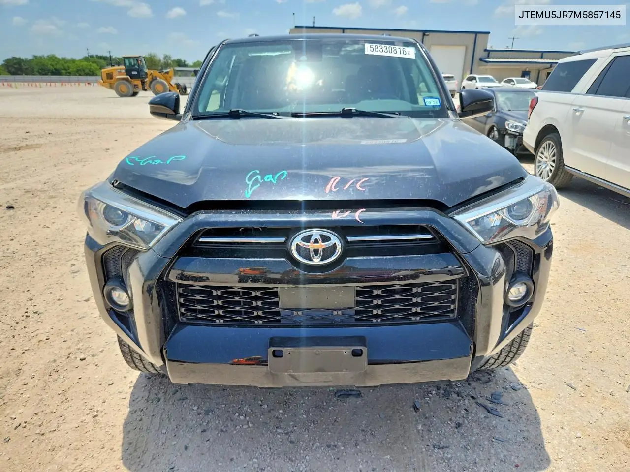 2021 Toyota 4Runner Sr5 VIN: JTEMU5JR7M5857145 Lot: 58330816