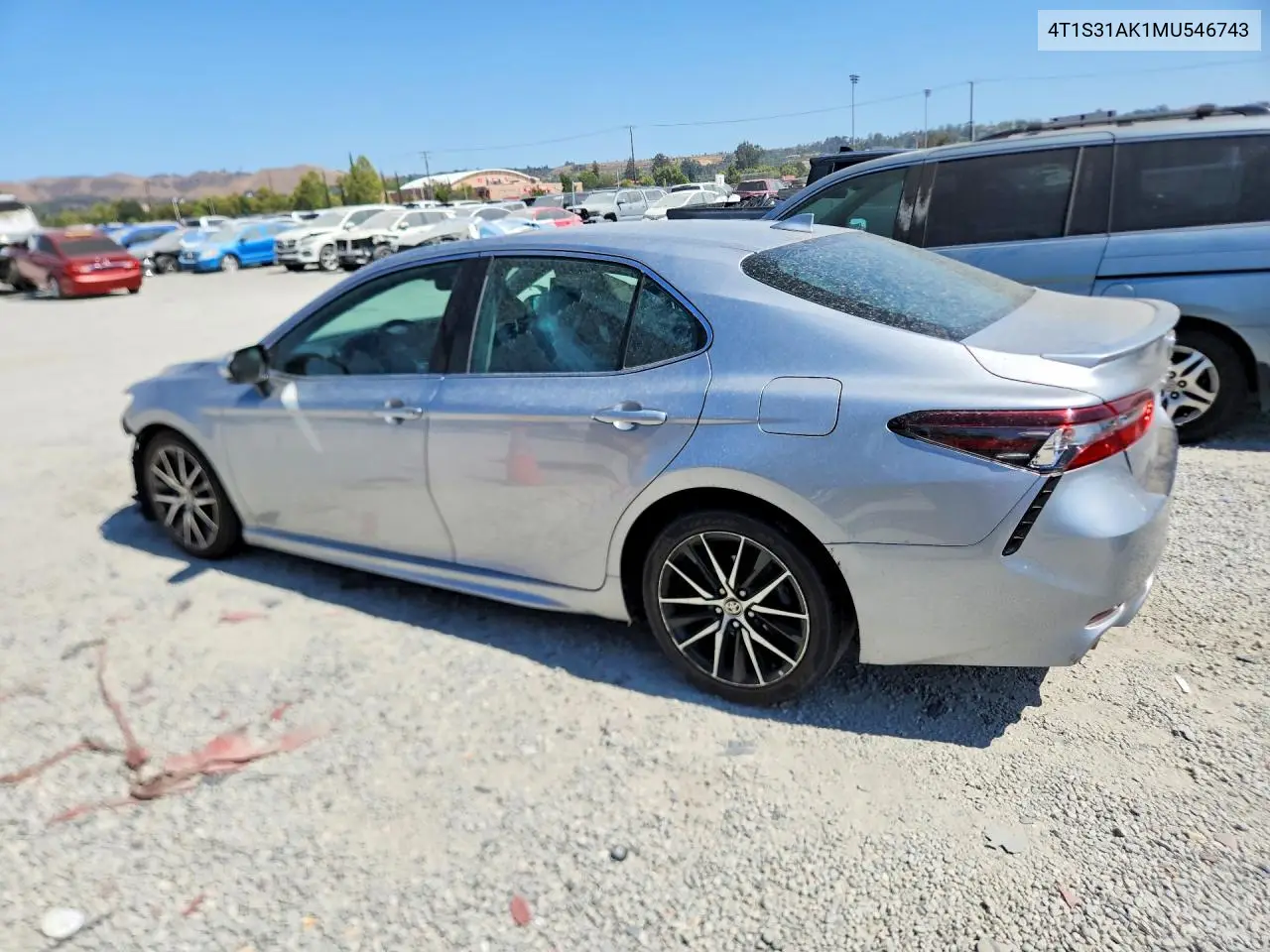 2021 Toyota Camry Se VIN: 4T1S31AK1MU546743 Lot: 58474126