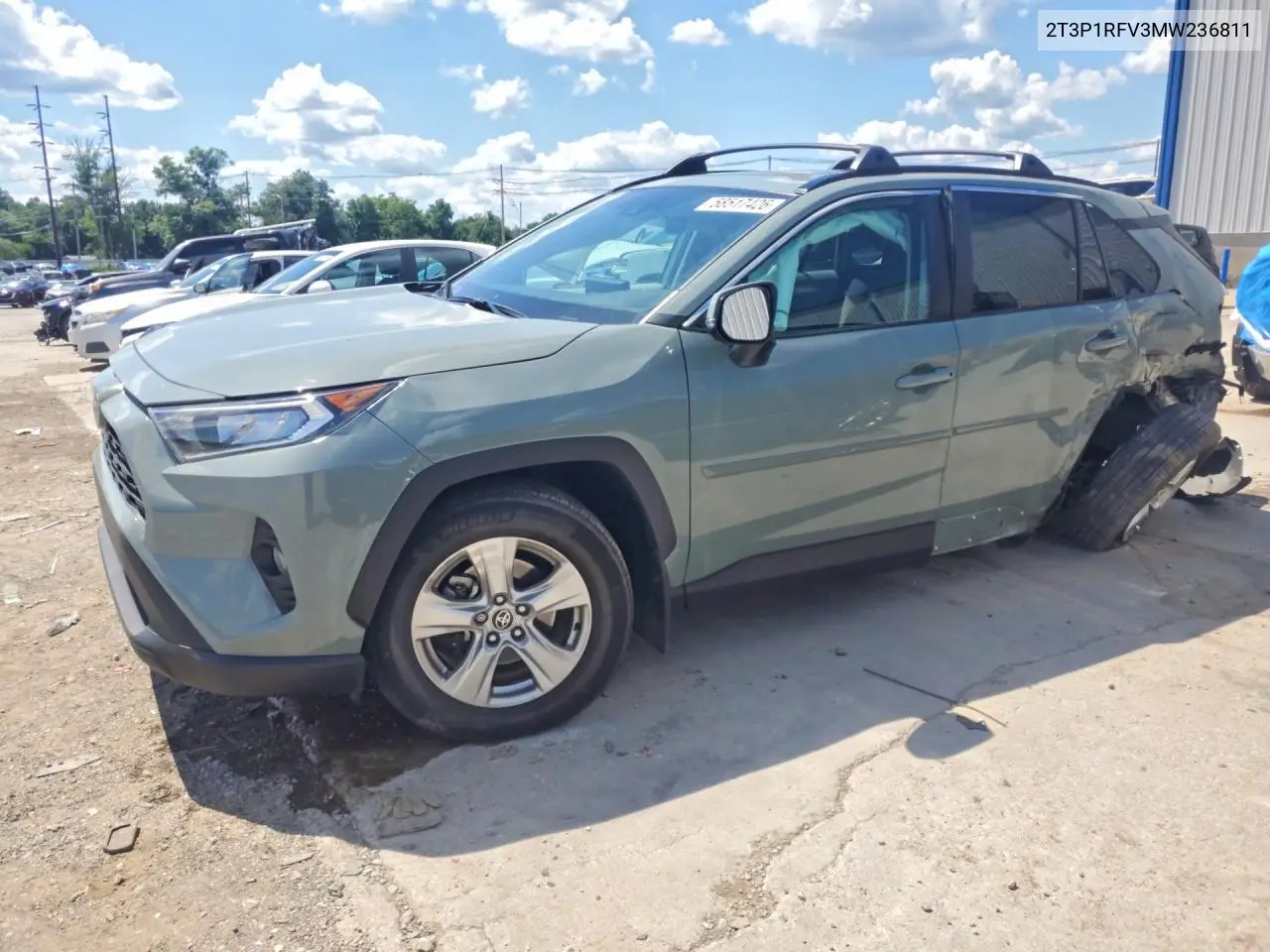 2021 Toyota Rav4 Xle VIN: 2T3P1RFV3MW236811 Lot: 58517426