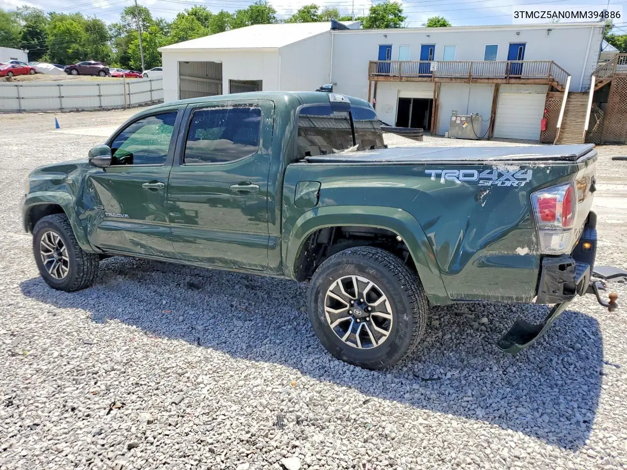 2021 Toyota Tacoma Trd Sport VIN: 3TMCZ5AN0MM394886 Lot: 58639126