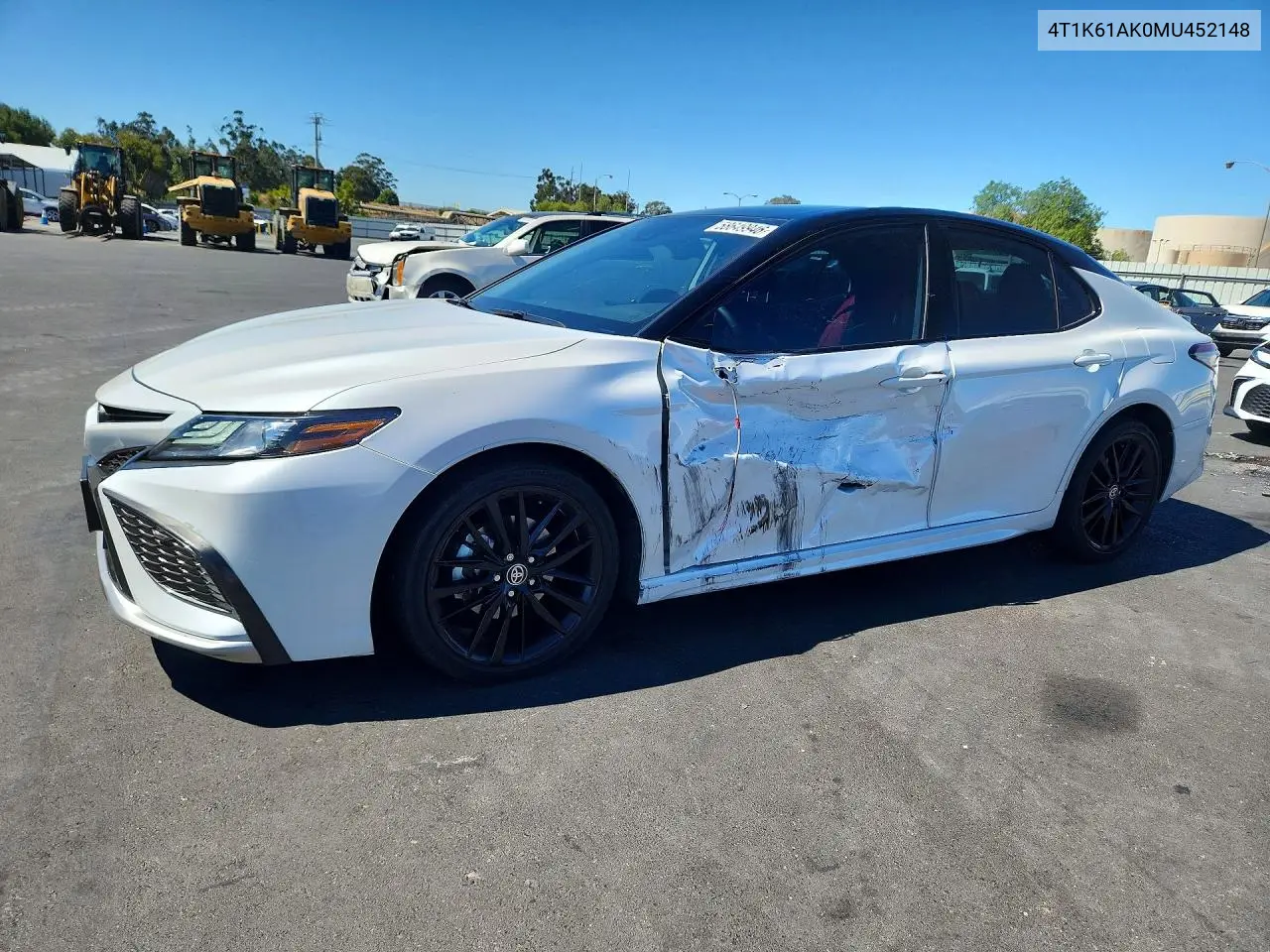 2021 Toyota Camry Xse VIN: 4T1K61AK0MU452148 Lot: 58649946