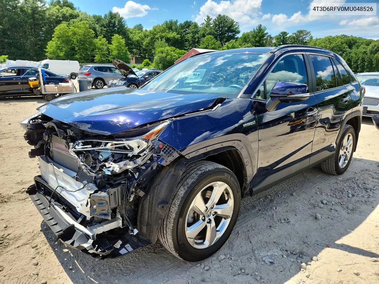 2021 Toyota Rav4 Limited VIN: 4T3D6RFV0MU048526 Lot: 58693946