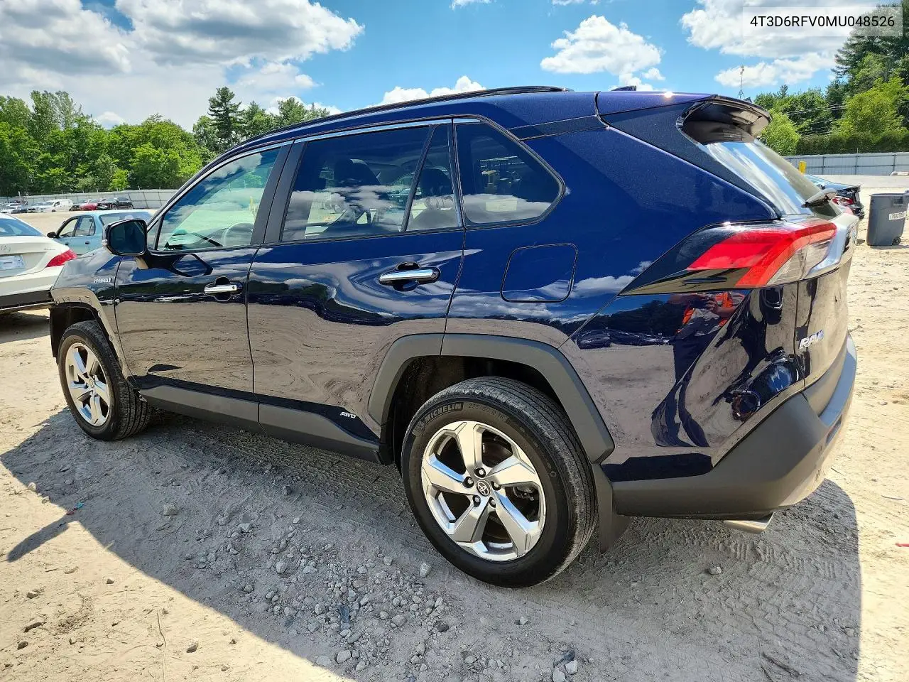 2021 Toyota Rav4 Limited VIN: 4T3D6RFV0MU048526 Lot: 58693946
