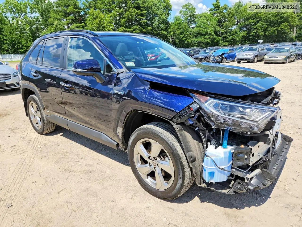 2021 Toyota Rav4 Limited VIN: 4T3D6RFV0MU048526 Lot: 58693946