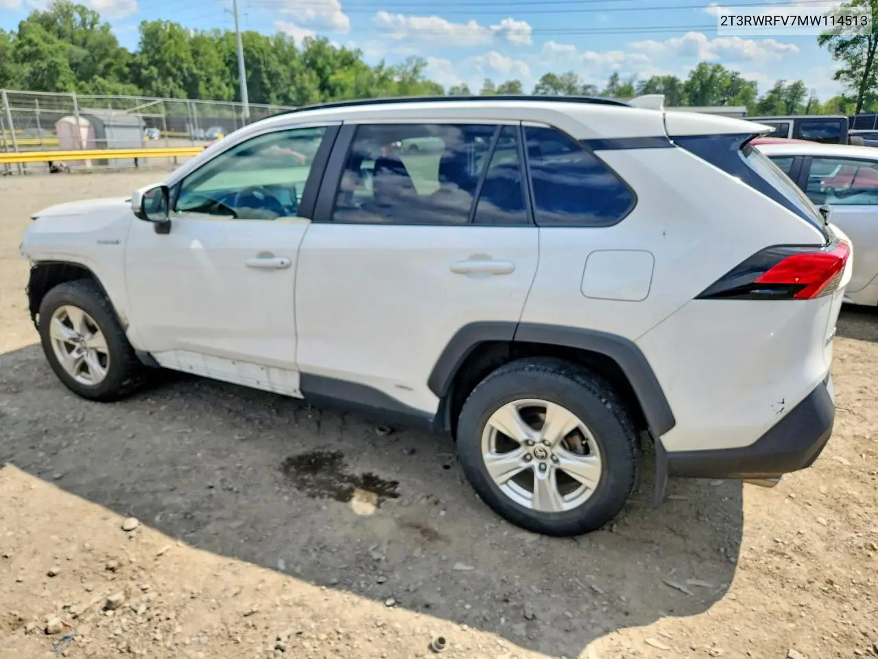 2021 Toyota Rav4 Xle VIN: 2T3RWRFV7MW114513 Lot: 58743196
