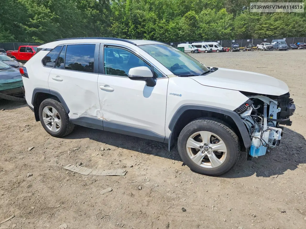 2021 Toyota Rav4 Xle VIN: 2T3RWRFV7MW114513 Lot: 58743196