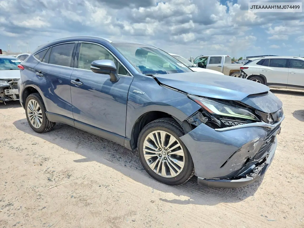 2021 Toyota Venza Xle VIN: JTEAAAAH1MJ074499 Lot: 59011796