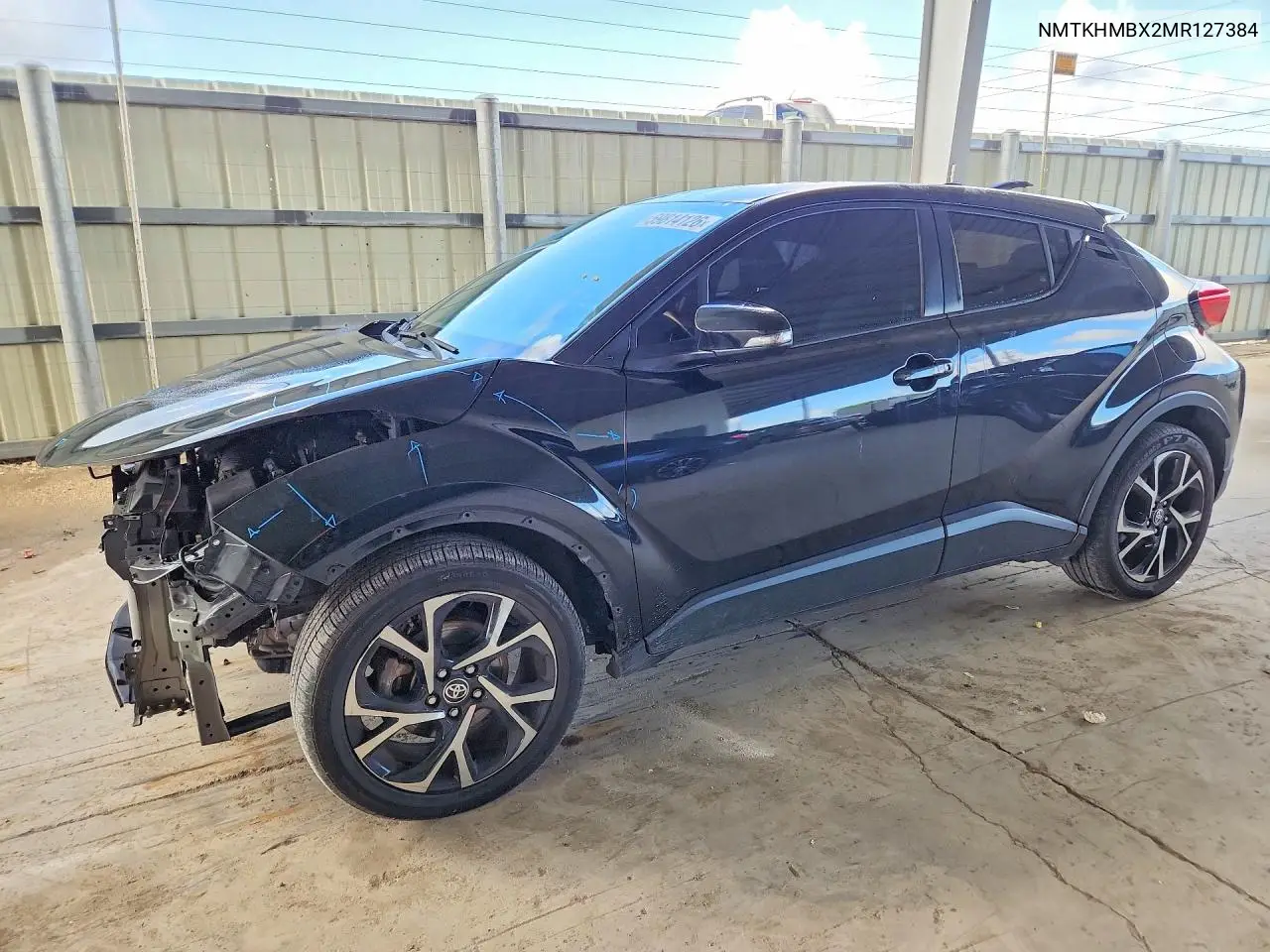 2021 Toyota C-Hr Xle VIN: NMTKHMBX2MR127384 Lot: 59814126