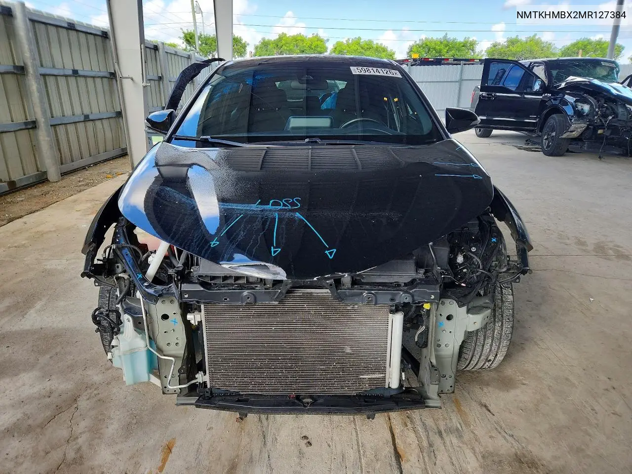 2021 Toyota C-Hr Xle VIN: NMTKHMBX2MR127384 Lot: 59814126