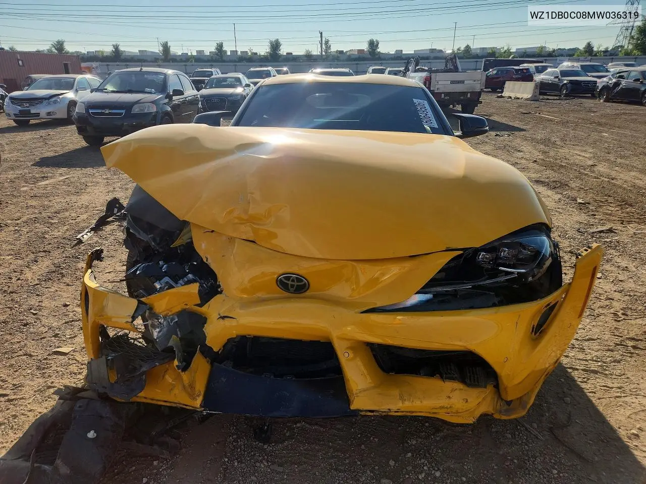 2021 Toyota Gr Supra 3.0 Premium VIN: WZ1DB0C08MW036319 Lot: 60649506