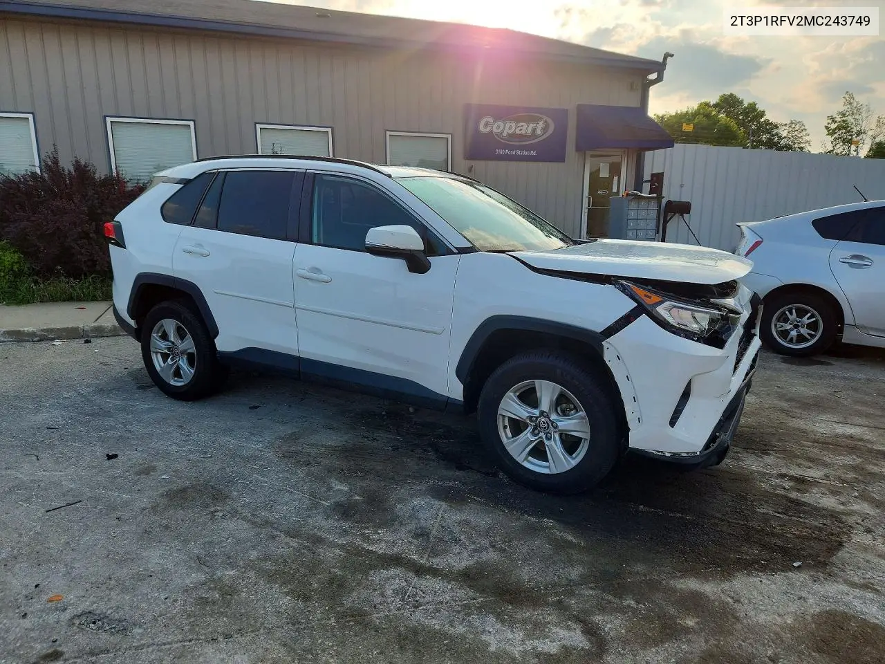 2021 Toyota Rav4 Xle VIN: 2T3P1RFV2MC243749 Lot: 61864156