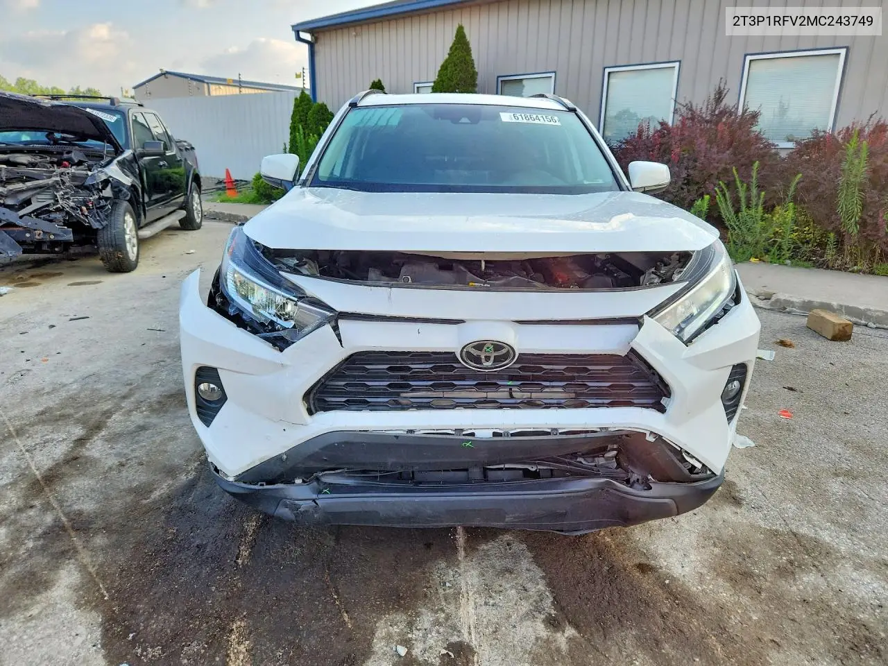 2021 Toyota Rav4 Xle VIN: 2T3P1RFV2MC243749 Lot: 61864156