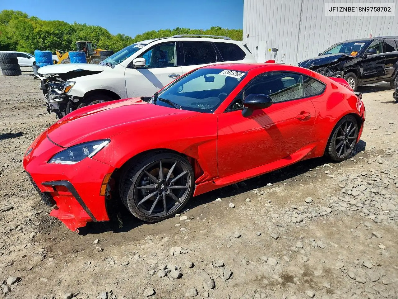 2022 Toyota Gr 86 Premium VIN: JF1ZNBE18N9758702 Lot: 51613266