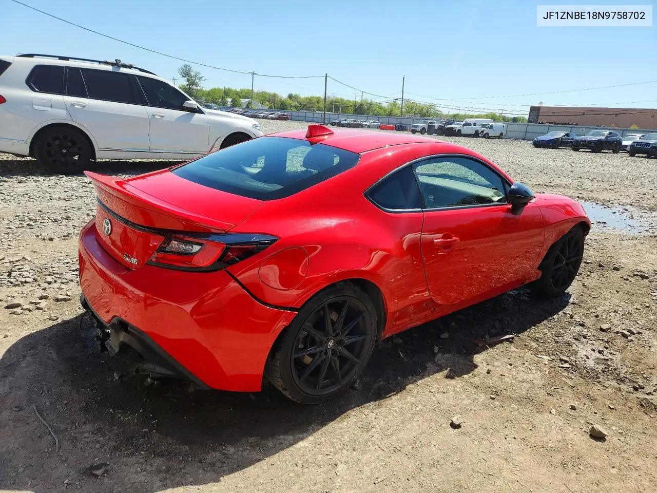 2022 Toyota Gr 86 Premium VIN: JF1ZNBE18N9758702 Lot: 51613266