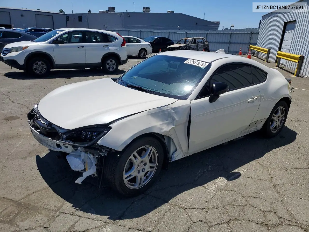 2022 Toyota Gr86 Base VIN: JF1ZNBC19N8757891 Lot: 51921816