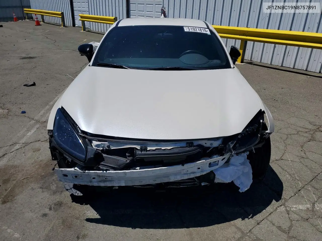 2022 Toyota Gr86 Base VIN: JF1ZNBC19N8757891 Lot: 51921816