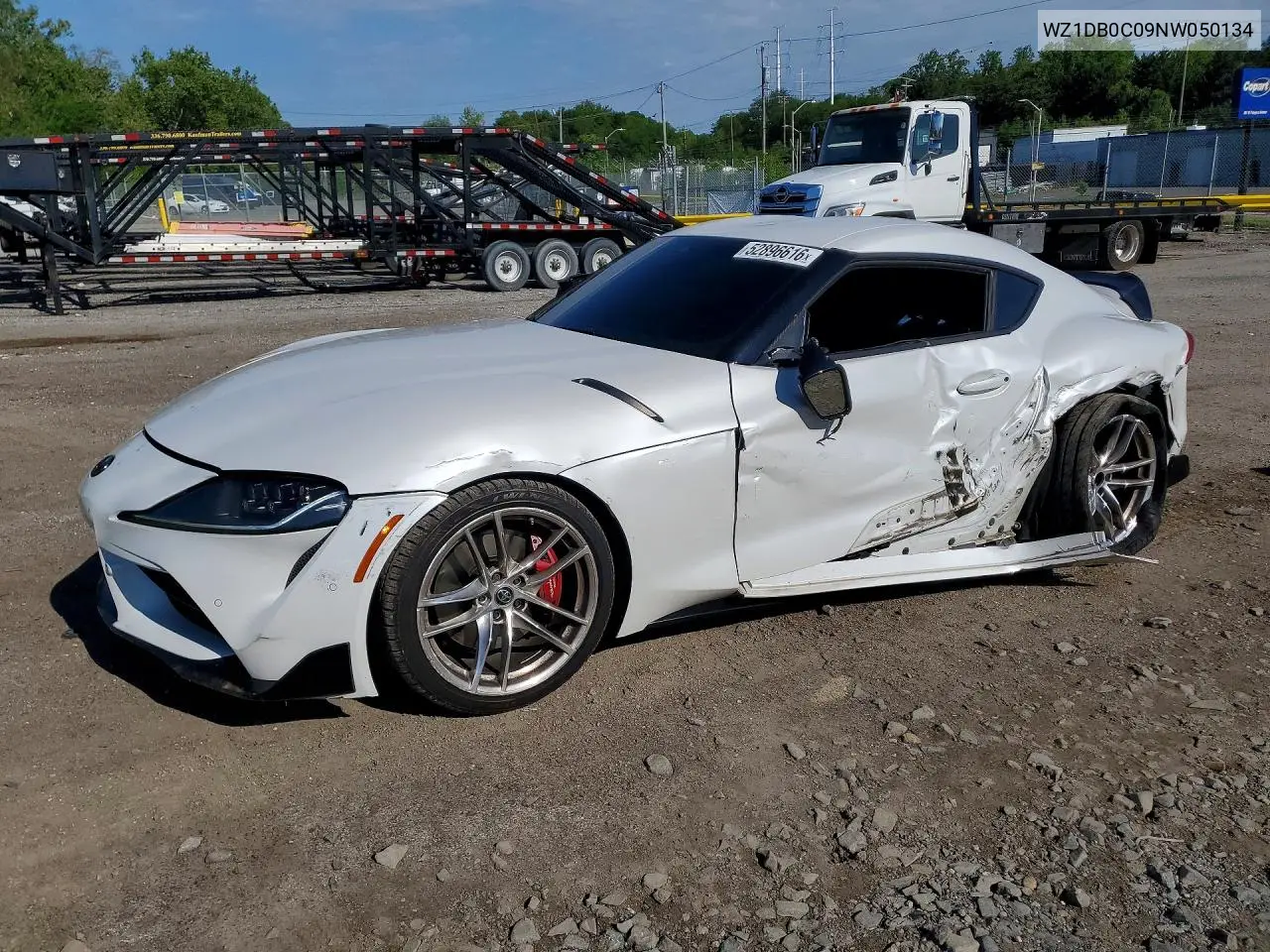 2022 Toyota Gr Supra 3.0 Premium VIN: WZ1DB0C09NW050134 Lot: 52896616