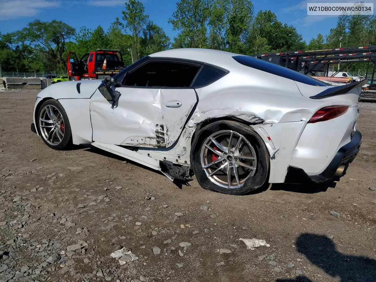2022 Toyota Gr Supra 3.0 Premium VIN: WZ1DB0C09NW050134 Lot: 52896616