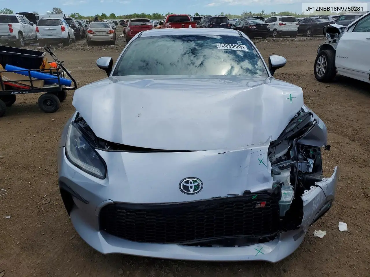 2022 Toyota Gr86 Base VIN: JF1ZNBB18N9750281 Lot: 53335486