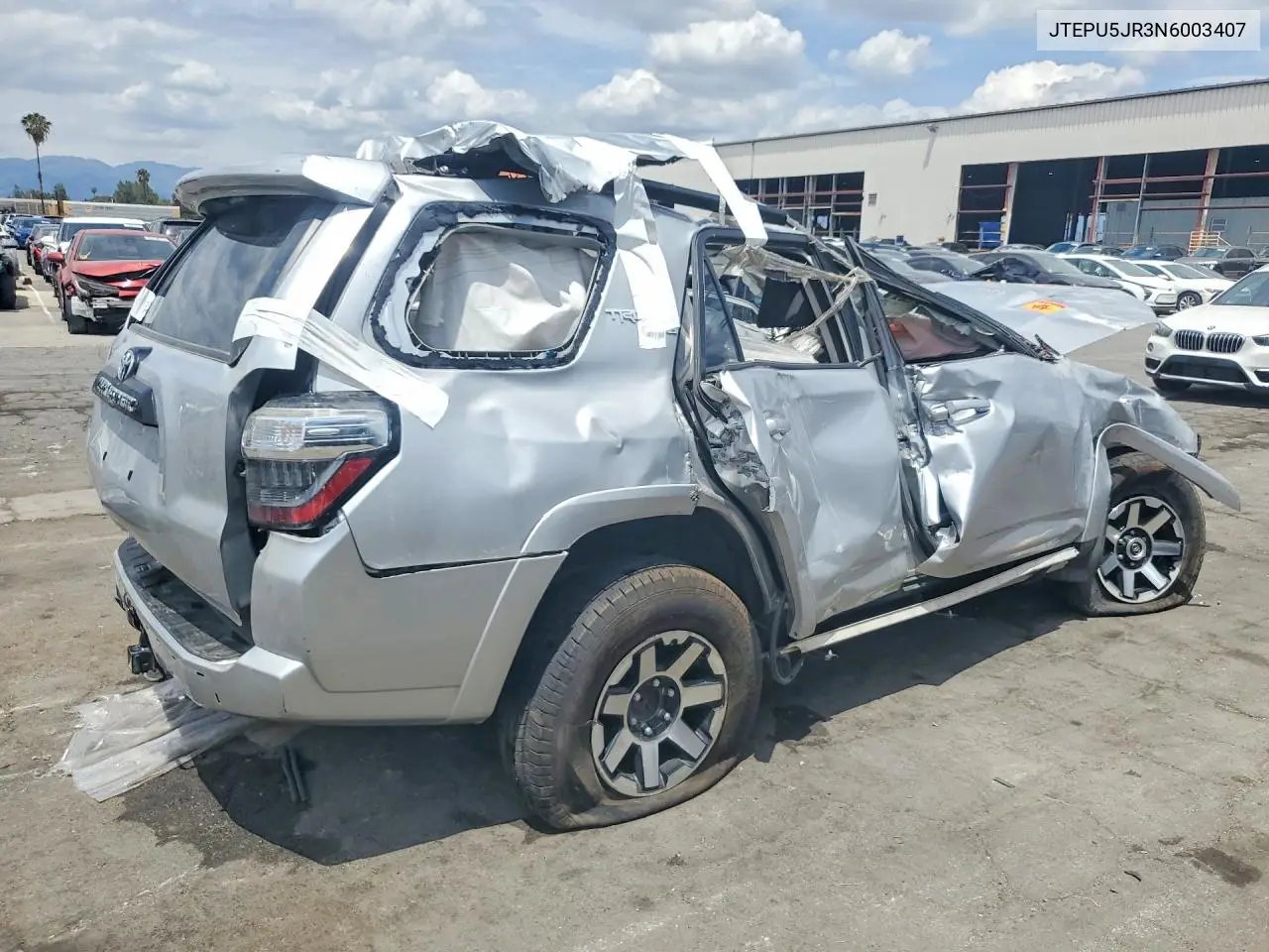 2022 Toyota 4Runner Trd Off-Road VIN: JTEPU5JR3N6003407 Lot: 55345176