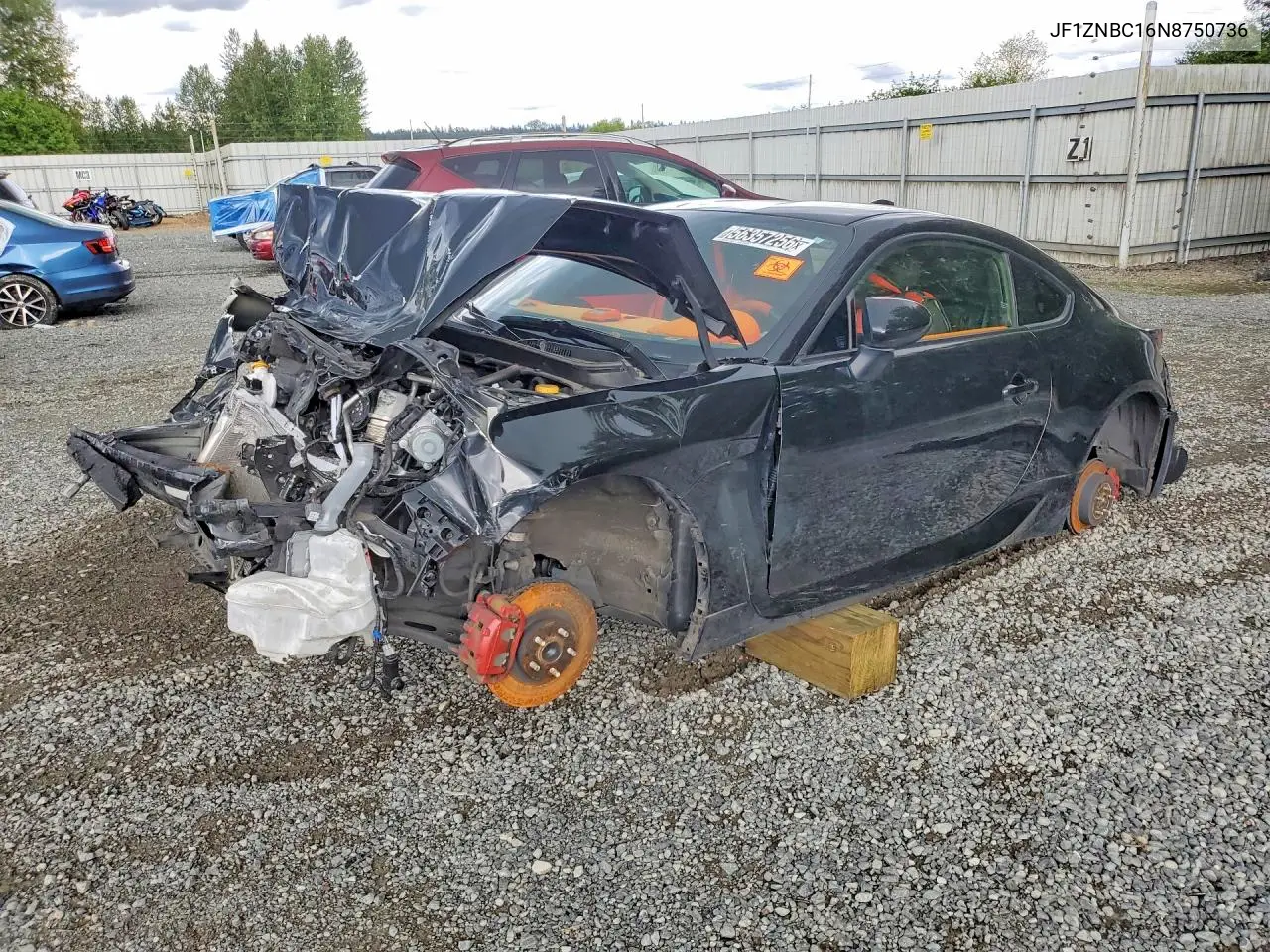 2022 Toyota Gr86 Base VIN: JF1ZNBC16N8750736 Lot: 56357256