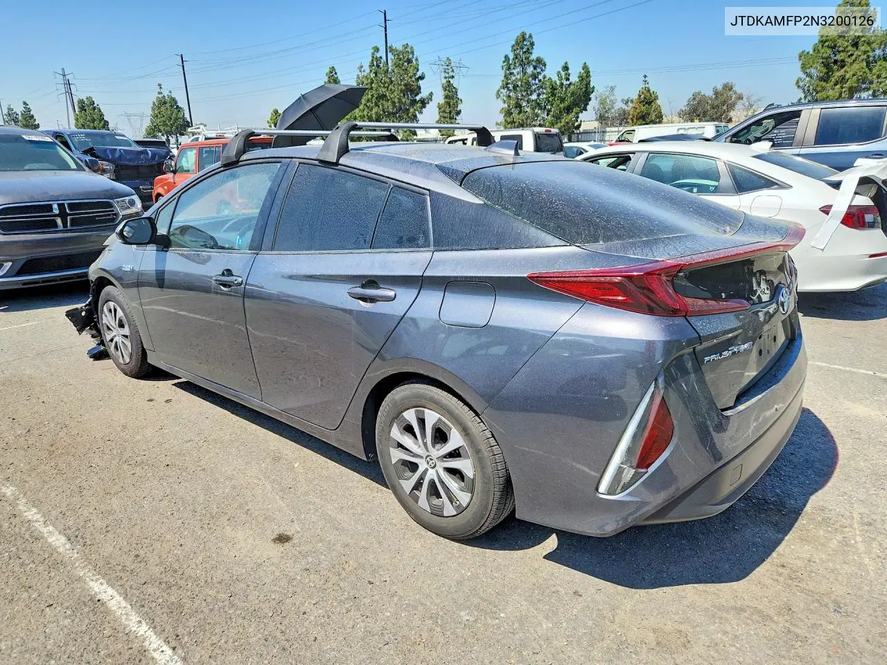 2022 Toyota Prius Prime Xle VIN: JTDKAMFP2N3200126 Lot: 56471716