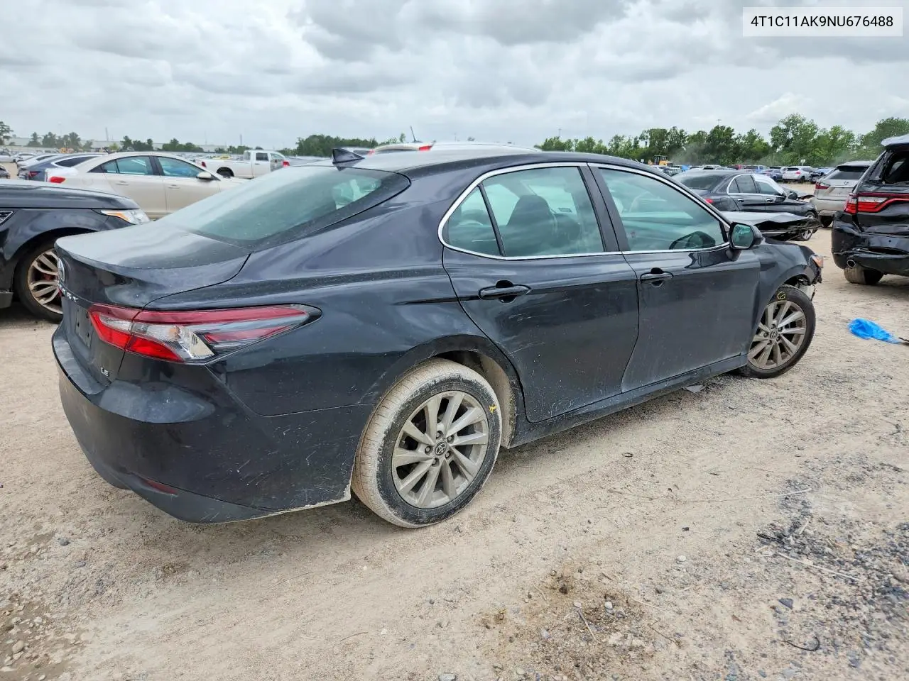 2022 Toyota Camry Le VIN: 4T1C11AK9NU676488 Lot: 56540476