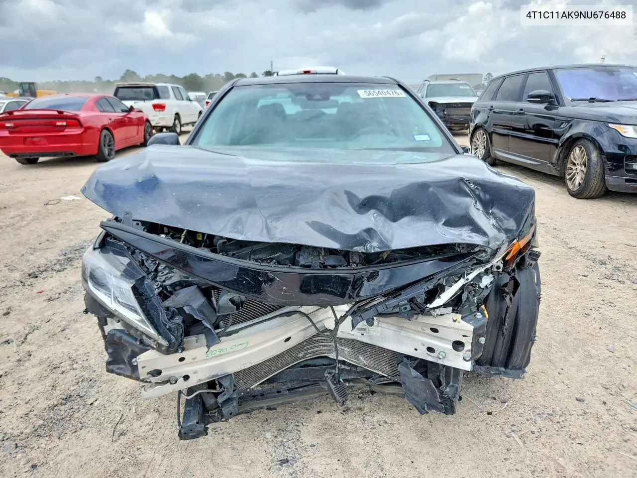 2022 Toyota Camry Le VIN: 4T1C11AK9NU676488 Lot: 56540476