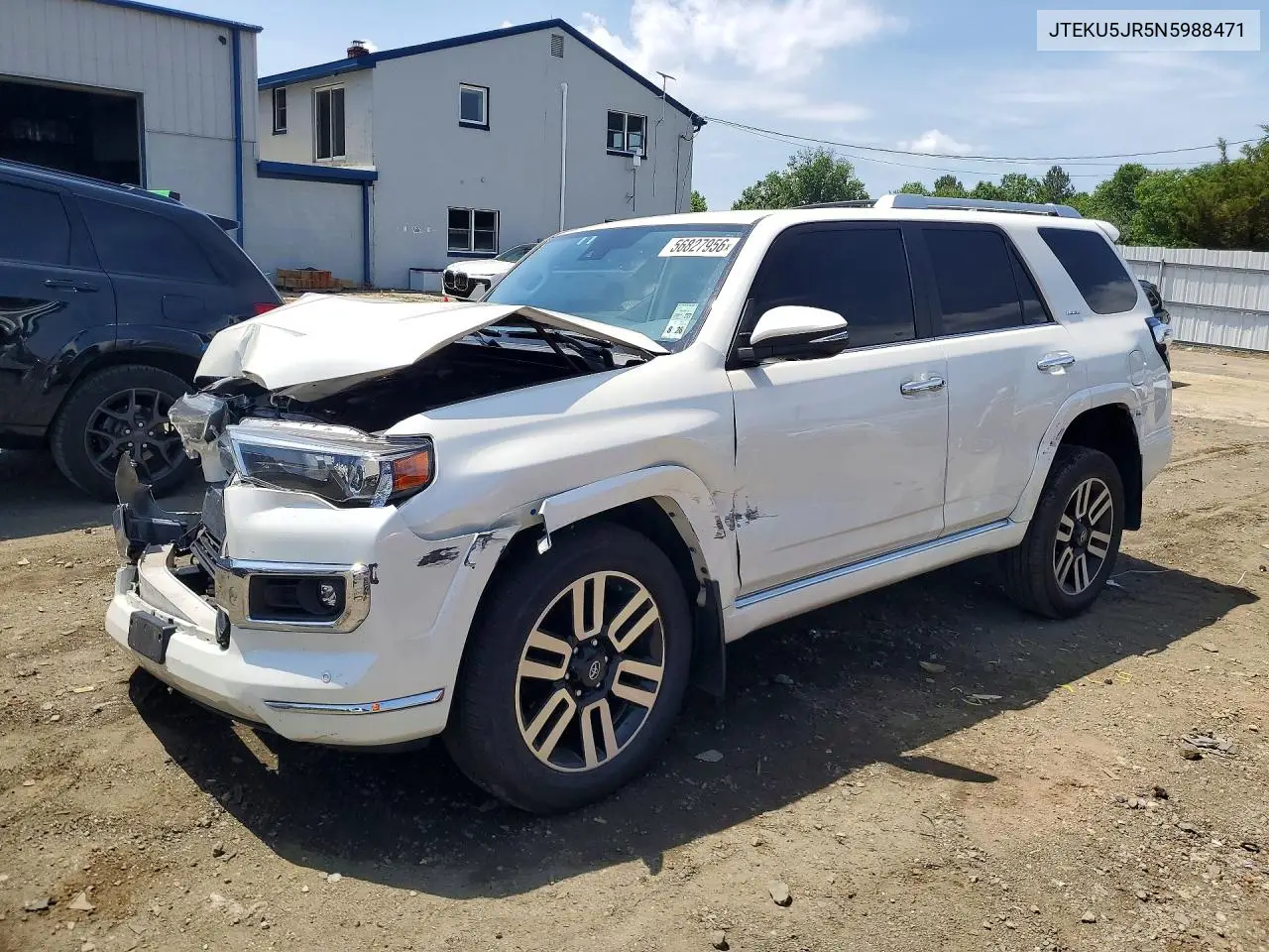 2022 Toyota 4Runner Limited VIN: JTEKU5JR5N5988471 Lot: 56827956