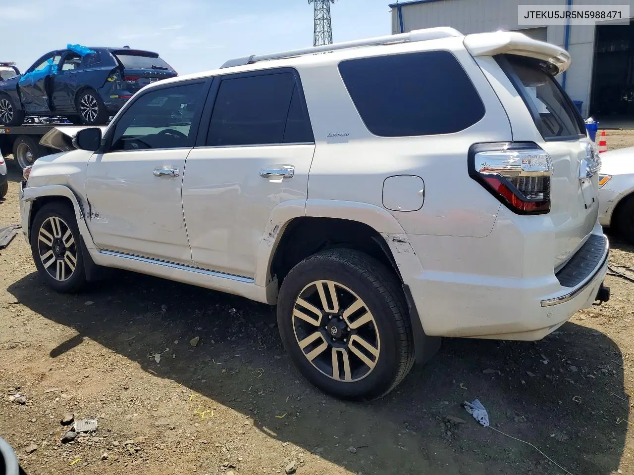 2022 Toyota 4Runner Limited VIN: JTEKU5JR5N5988471 Lot: 56827956