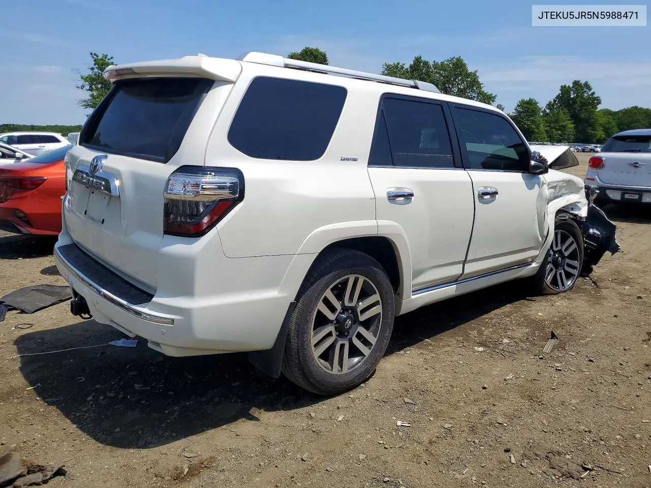 2022 Toyota 4Runner Limited VIN: JTEKU5JR5N5988471 Lot: 56827956