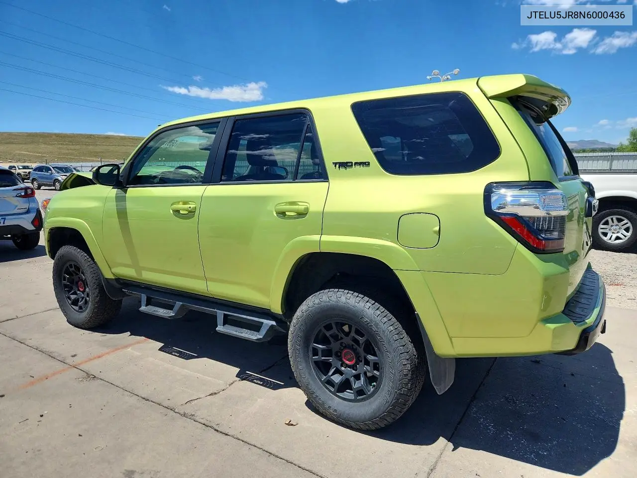 2022 Toyota 4Runner Trd Pro VIN: JTELU5JR8N6000436 Lot: 56975326