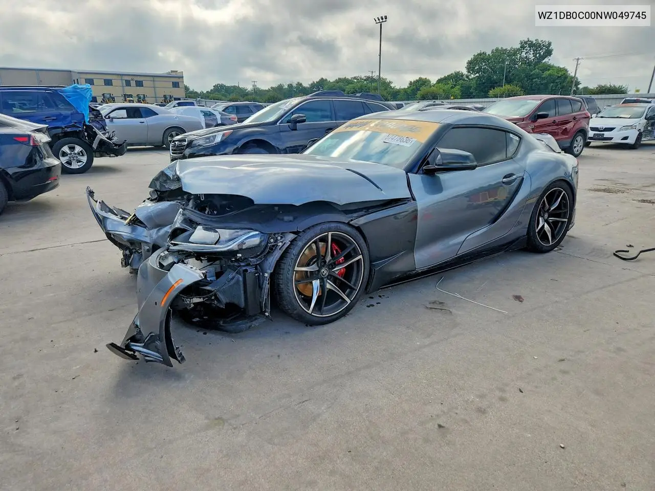 2022 Toyota Gr Supra 3.0 Premium VIN: WZ1DB0C00NW049745 Lot: 57478636