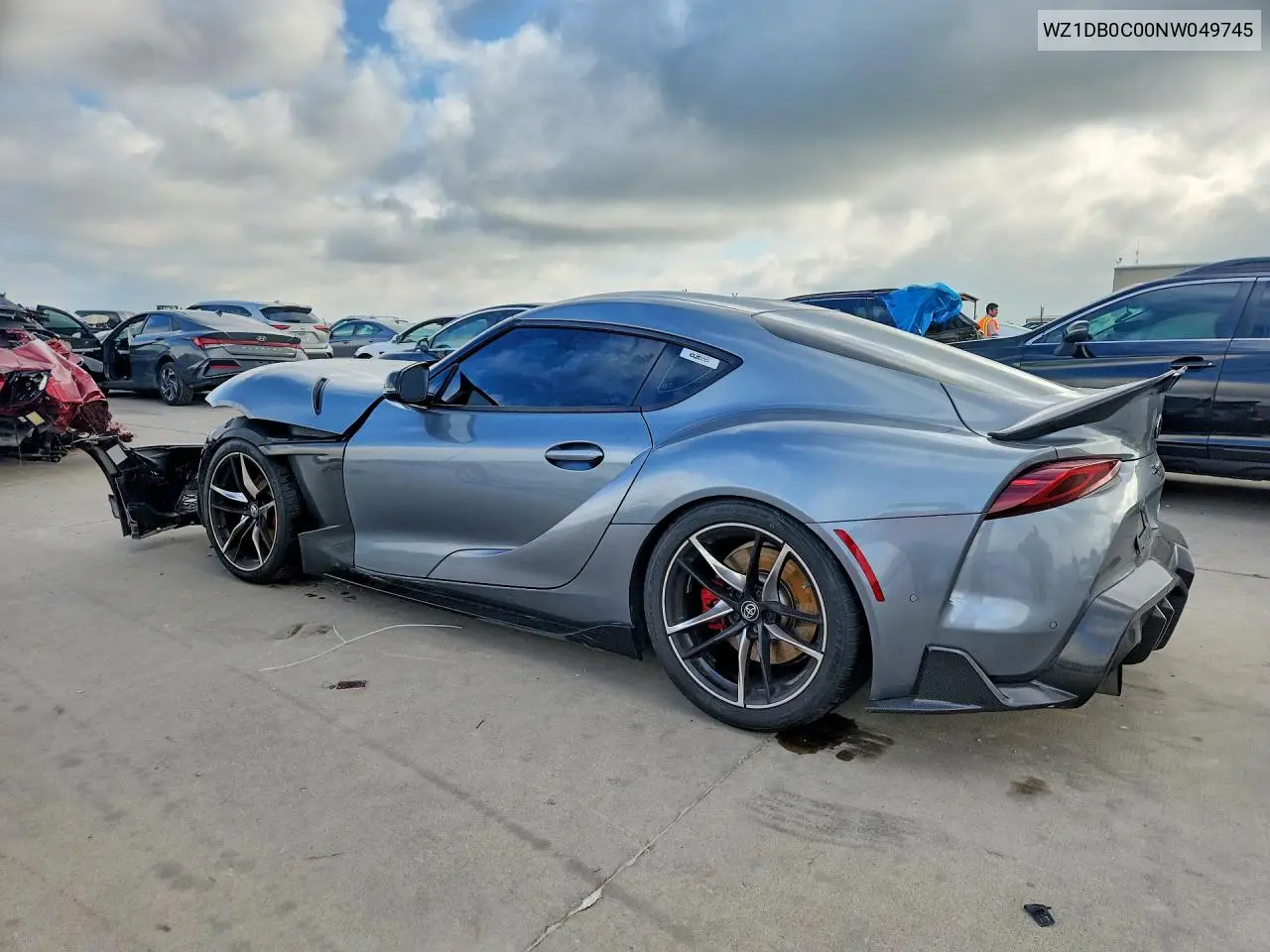 2022 Toyota Gr Supra 3.0 Premium VIN: WZ1DB0C00NW049745 Lot: 57478636