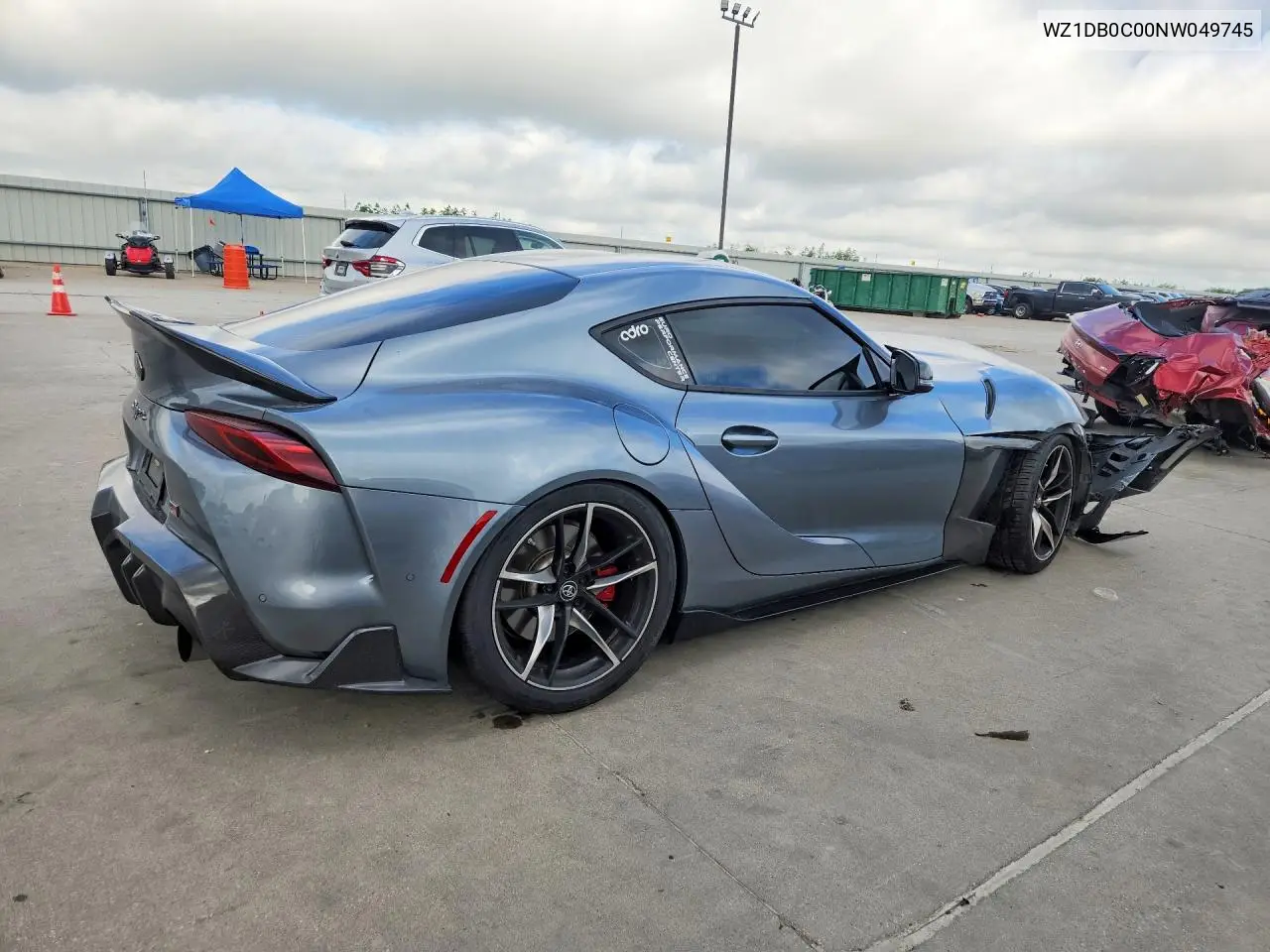 2022 Toyota Gr Supra 3.0 Premium VIN: WZ1DB0C00NW049745 Lot: 57478636