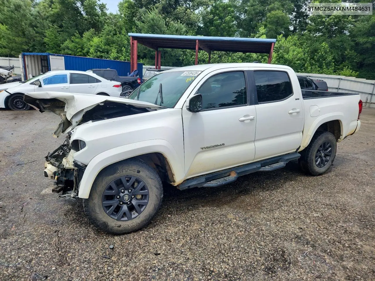 2022 Toyota Tacoma Sr5 V6 VIN: 3TMCZ5ANXNM484631 Lot: 57536426