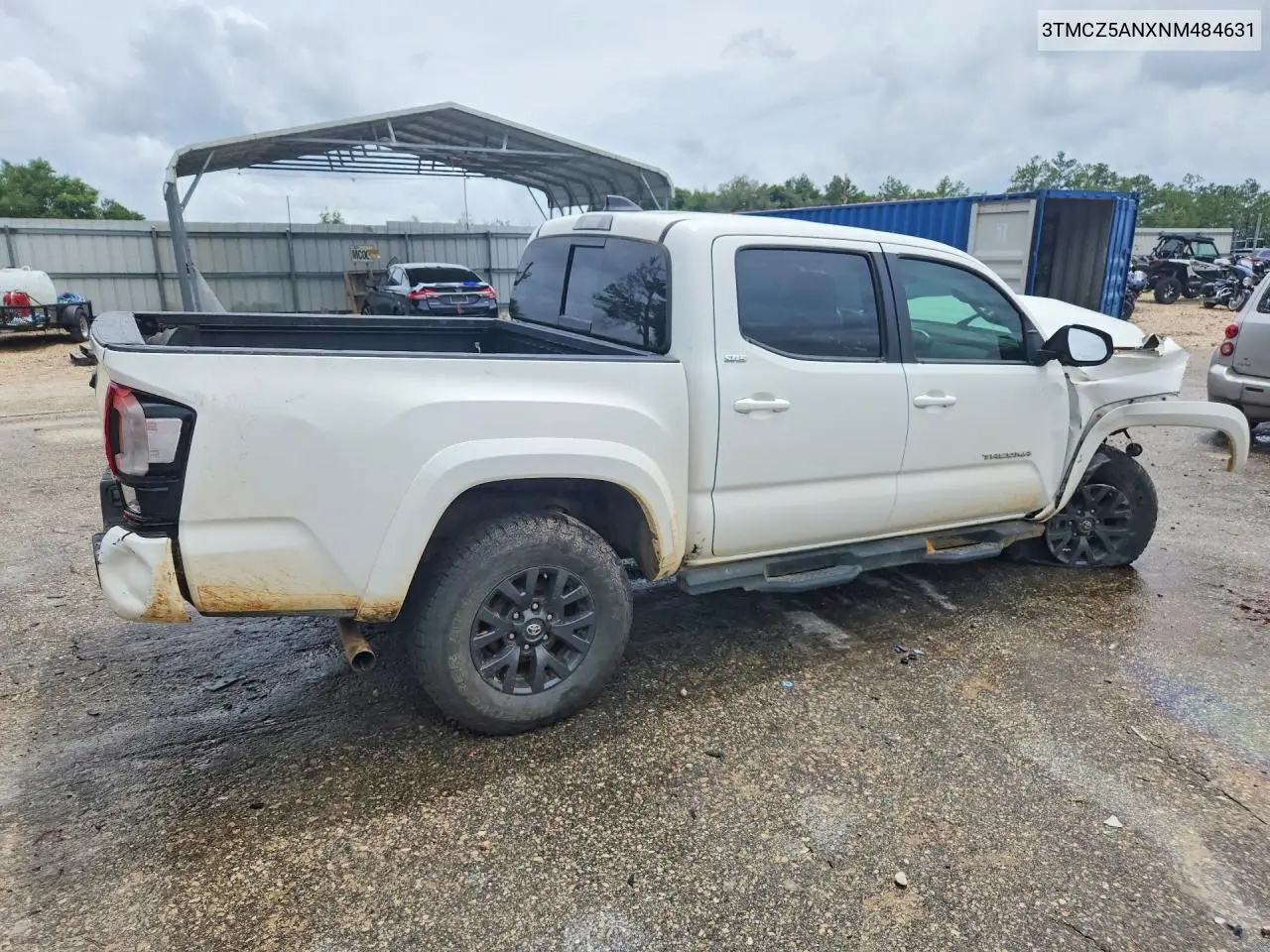 2022 Toyota Tacoma Sr5 V6 VIN: 3TMCZ5ANXNM484631 Lot: 57536426