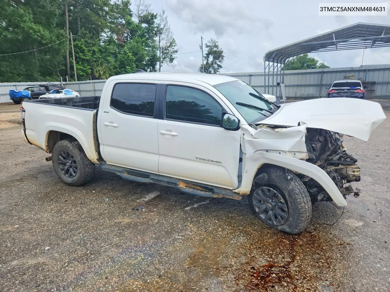 2022 Toyota Tacoma Sr5 V6 VIN: 3TMCZ5ANXNM484631 Lot: 57536426